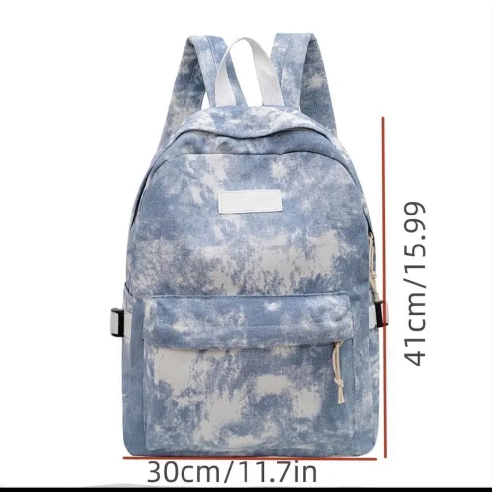 Grunge Street Style TieDye Backpack in Pastel Green | Back To School - Picture 7 of 11